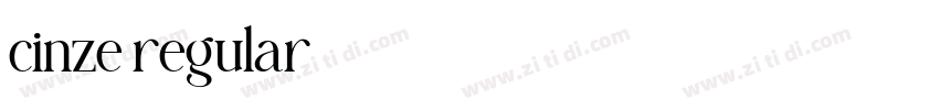cinze regular字体转换 cinze regular字体转换